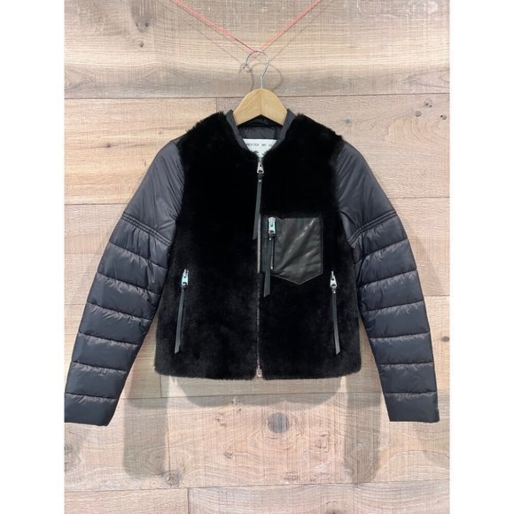 SHOREDITCH SKI CLUB Orla Real sheep Shearling Jacket Size S